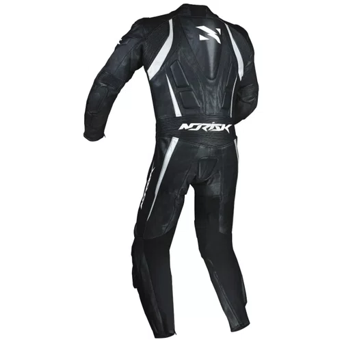 Macacão Norisk Ss Preto Branco 1 Peça Racing