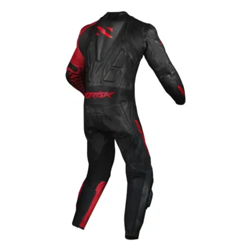 Macacão Norisk Ss Preto Vermelho 1 Peça Racing