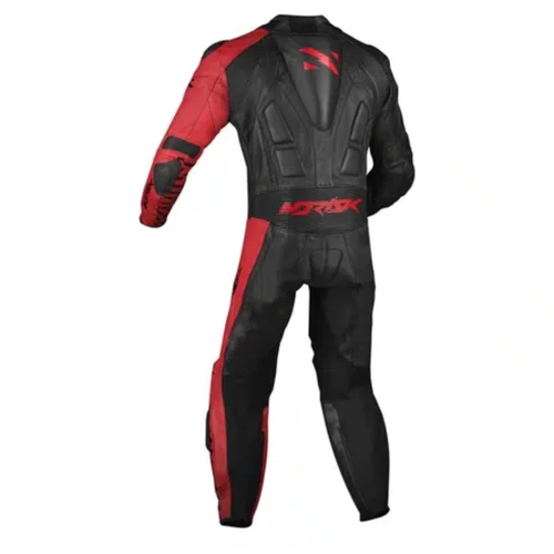 Macacão Norisk Ss Preto Vermelho 1 Peça Racing