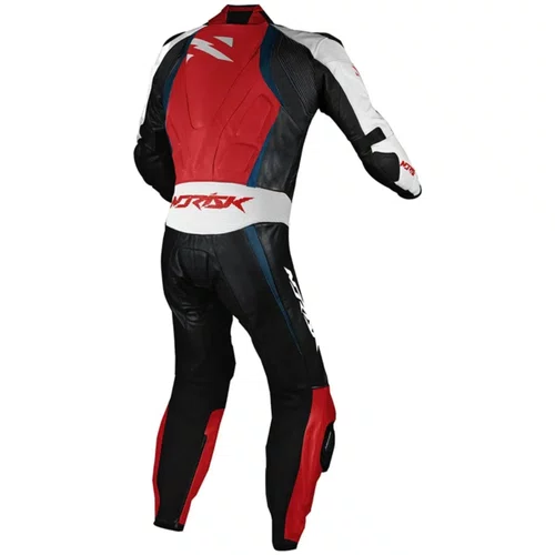 Macacão Norisk Ss Preto Vermelho Branco 1 Peça Racing