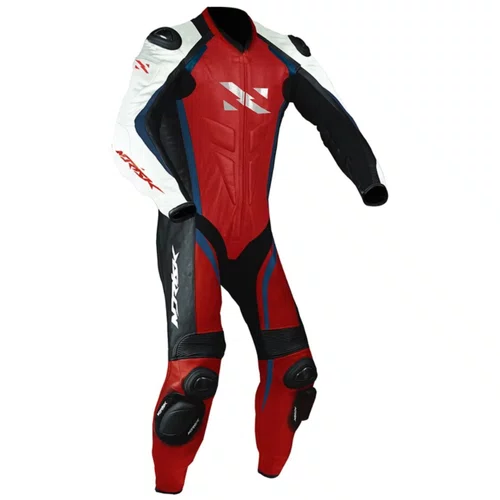 Macacão Norisk Ss Preto Vermelho Branco 1 Peça Racing