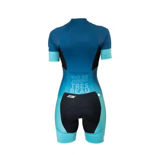 Macaquinho  Asw Classic Léquipe Feminino Soleire Azul