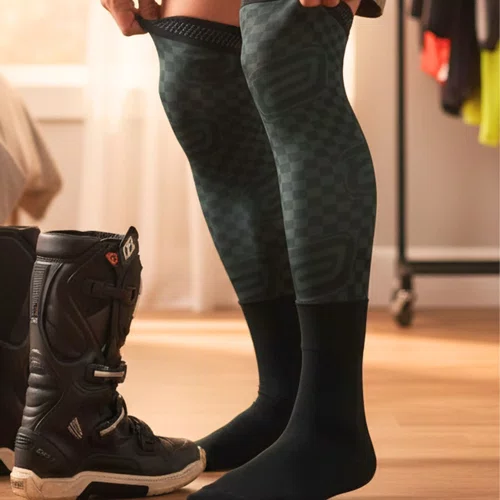 Meião Meia Asw Brace 2.0 Route Motocross Enduro Trilha