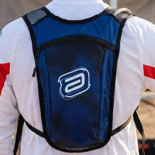 Mochila Bolsa Hidratação Asw Race 2.0 2L Marinho Preto