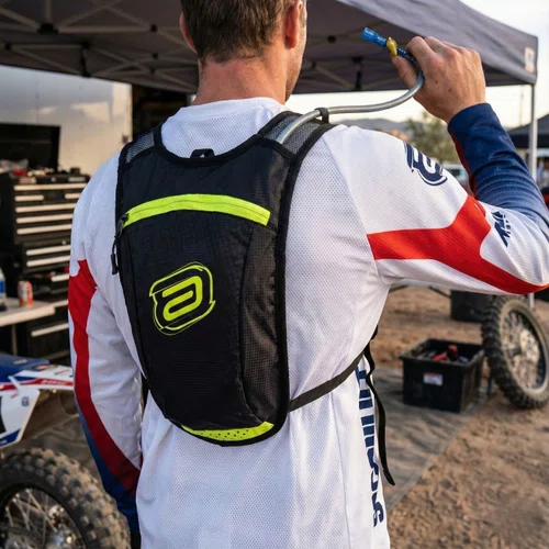 Mochila Bolsa Hidratação Asw Race 2.0 2L Preto Chumbo Amarelo