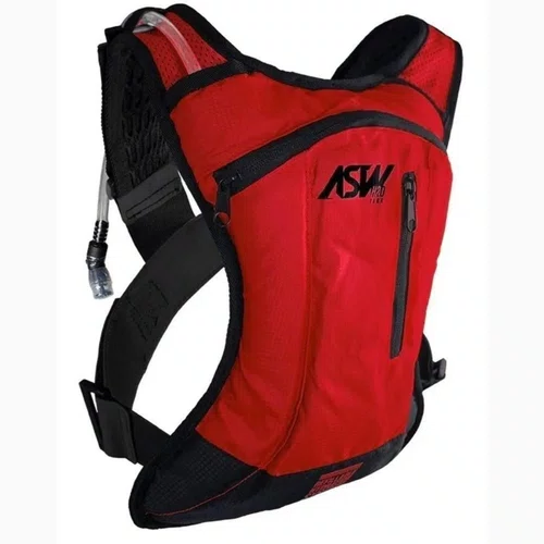 Mochila Bolsa Hidratação Asw Tank Lite 2l Vermelho