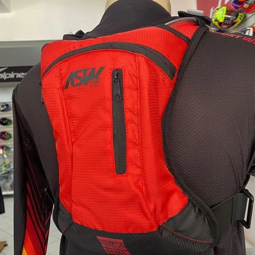 Mochila Bolsa Hidratação Asw Tank Lite 2l Vermelho Original