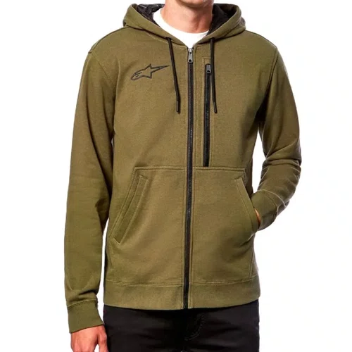 Moletom Alpinestars Asym Hoodie Verde Militar Com Capuz Original