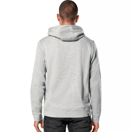 Moletom Alpinestars Blaze V3 Hoodie Cinza Claro Preto Black