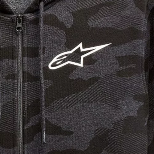 Moletom Alpinestars Camo Block Hoodie Com Capuz Cinza Original