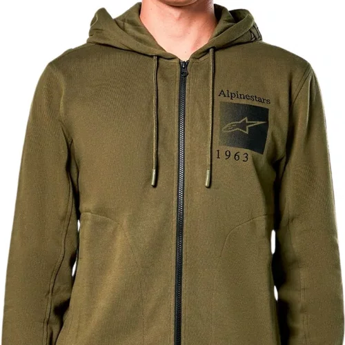 Moletom Alpinestars Quest Hoodie Verde Militar Original Premium