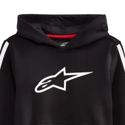 Moletom Alpinestars Racey Hoodie Infantil Preto Com Capuz