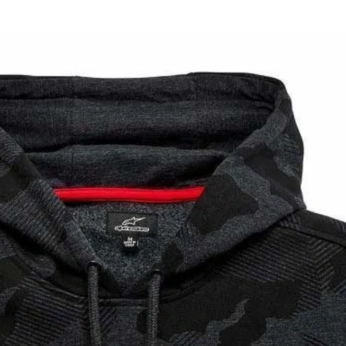 Moletom Alpinestars Ride 2.0  Area Hoodie Cinza Amarelo Urbano Bolsos Canguru
