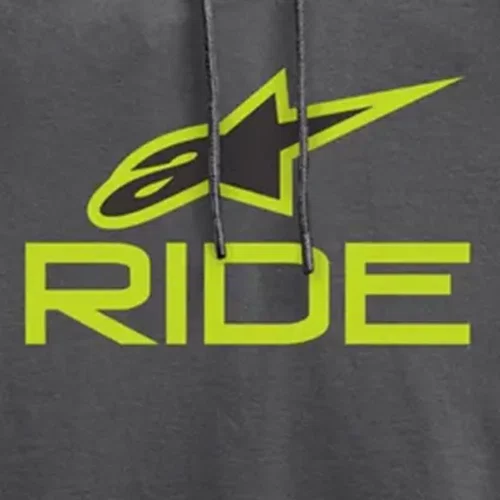 Moletom Alpinestars Ride V3 Hoodie Cinza Verde Preto Black