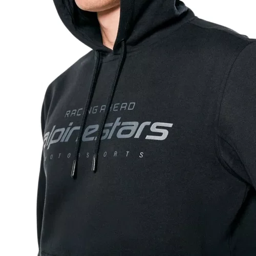 Moletom Alpinestars Set Hoodie Preto Black Original Premium