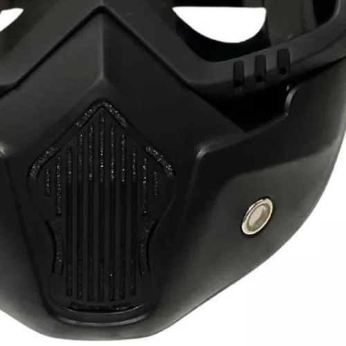 Óculos Máscara Capacete Aberto Amarelo e Rosa Original Premium