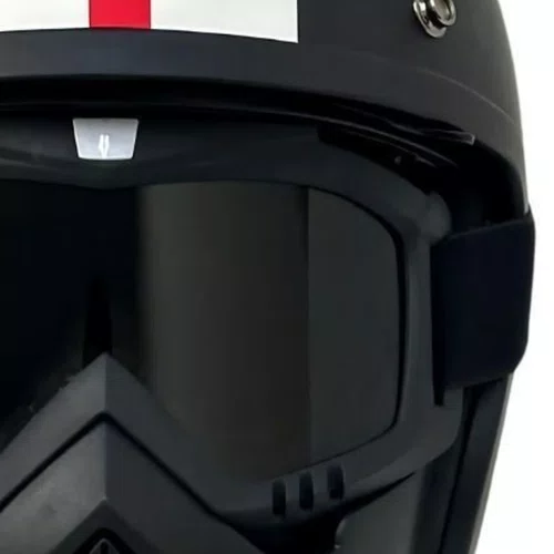Óculos Máscara Capacete Aberto Amarelo e Rosa Original Premium