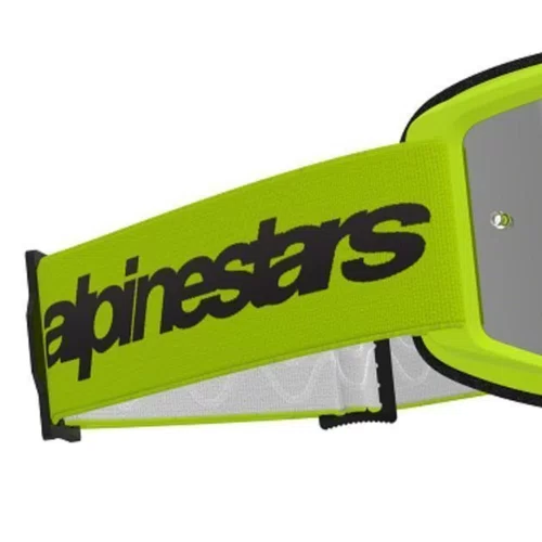 Oculos Motocross Alpinestars Vision 3 Wordmark Amarelo Espel