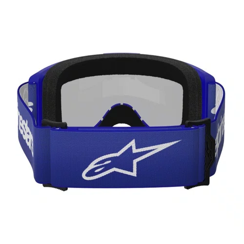 Oculos Motocross Alpinestars Vision 3 Wordmark Azul Espelha