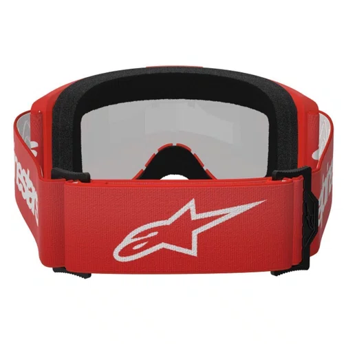 Oculos Motocross Alpinestars Vision 3 Wordmark Vermelho Espe