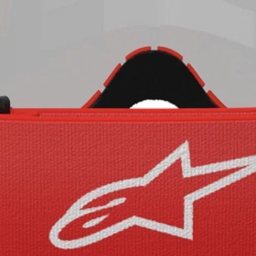 Oculos Motocross Alpinestars Vision 3 Wordmark Vermelho Espe
