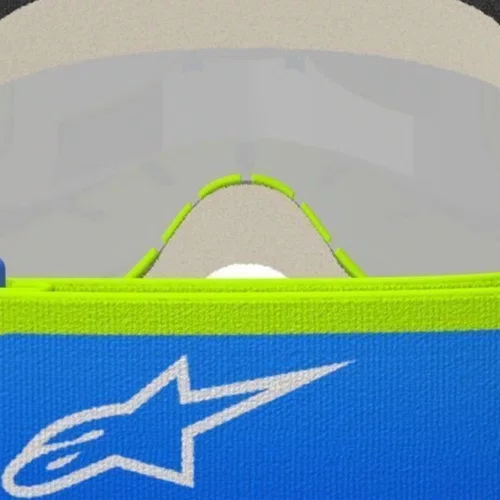 Oculos Motocross Alpinestars Vision 5 Blaze Lente Azul