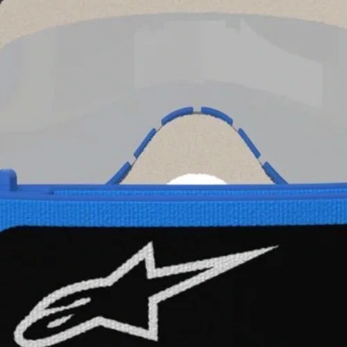Oculos Motocross Alpinestars Vision 5 Blaze Lente Azul