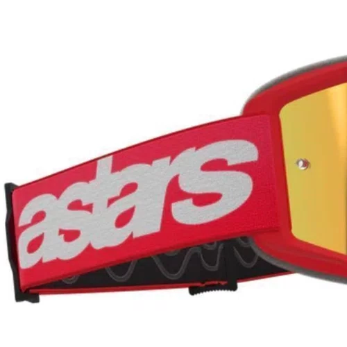 Oculos Motocross Alpinestars Vision 5 Blaze Lente Vermelha