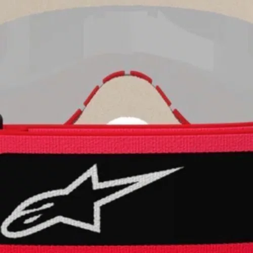 Oculos Motocross Alpinestars Vision 5 Blaze Lente Vermelha