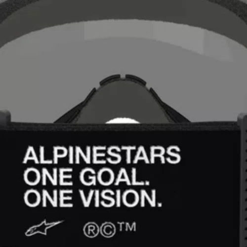 Oculos Motocross Alpinestars Vision 8 Corp Lente Vermelha