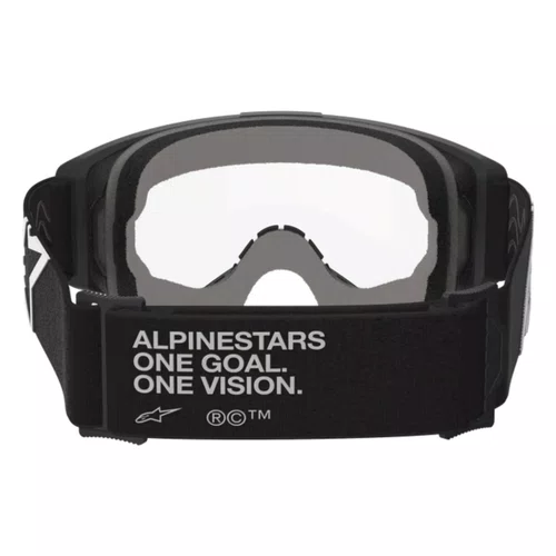 Oculos Motocross Alpinestars Vision OTG Preto Cinza Lente Cristal