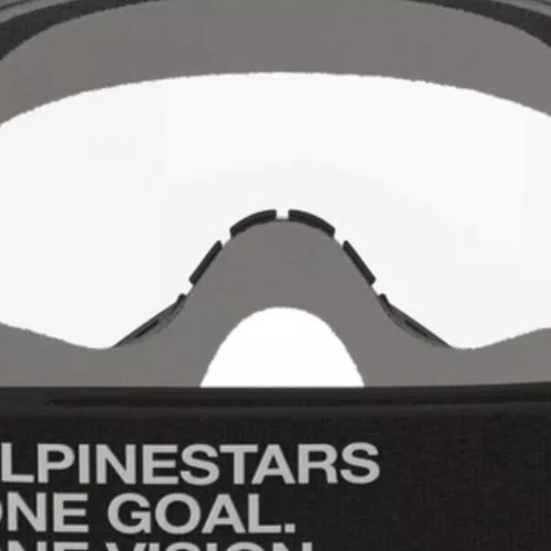 Oculos Motocross Alpinestars Vision OTG Preto Cinza Lente Cristal