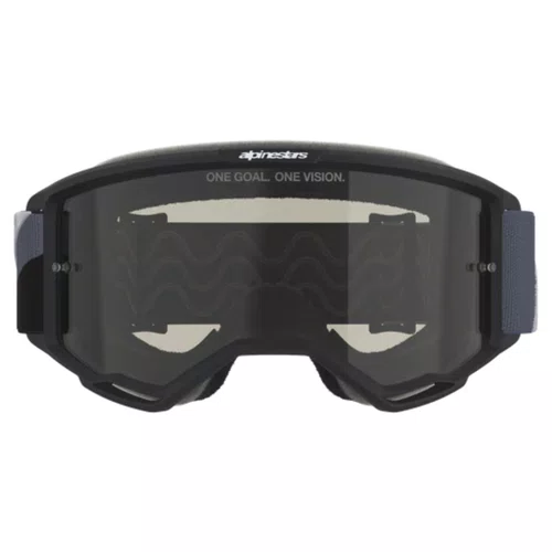 Oculos Motocross Alpinestars Vision Sand Preto Cinza Lente Fumê