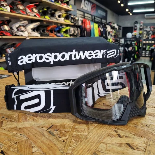 Oculos Motocross Asw A5 Icon Preto