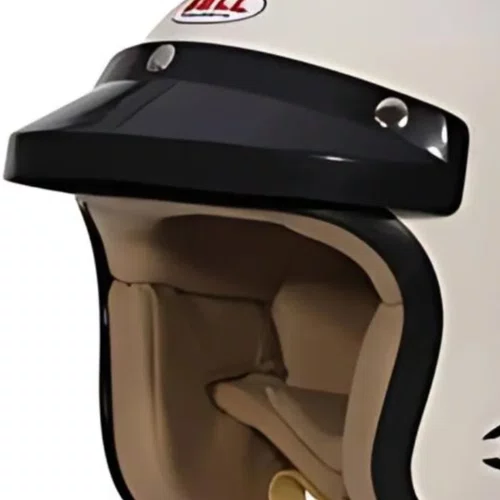 Pala Capacete Aberto Aba Curta Retrô