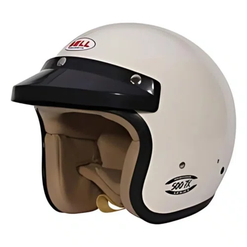 Pala Capacete Aberto Aba Curta Retrô
