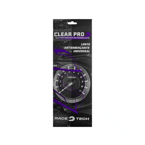 Pinlock Lente Universal Antiembaçante Race Tech Clear Pro