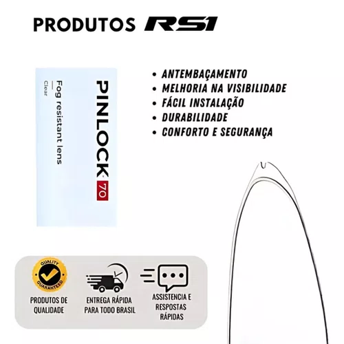 Pinlock Viseira Capacete Ls2 FF358 Original