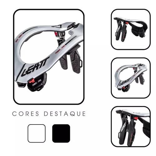 Protetor De Pescoço Cervical Leatt Brace 3.5 Branco Original