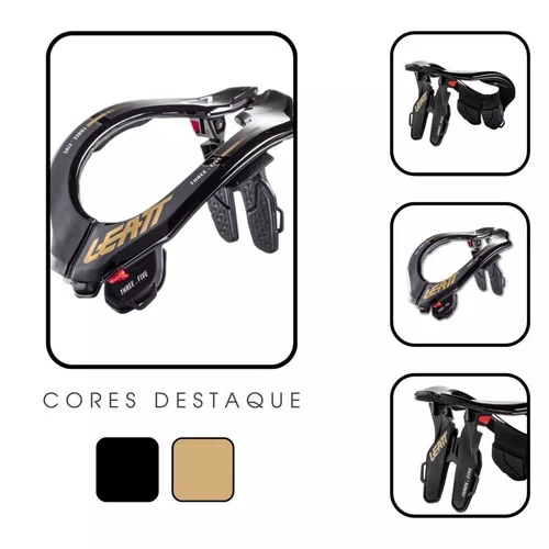 Protetor De Pescoço Cervical Leatt Brace 3.5 Preto