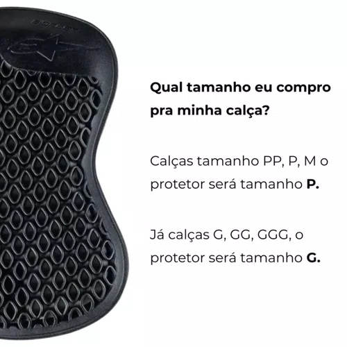 Protetor De Quadril Alpinestars Bioflex Hip Preto