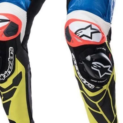 Raspador Slider Macacão Alpinestars GP Tech Branco Preto Original
