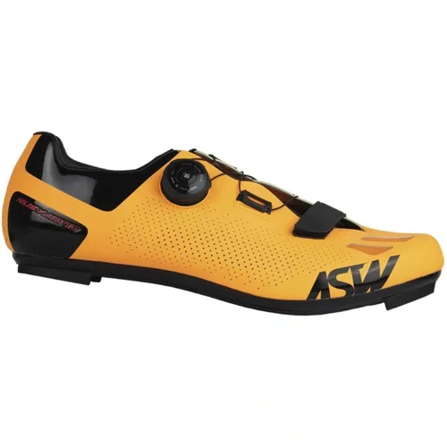 Sapatilha Ciclismo Bike Asw Ruby Road Laranja
