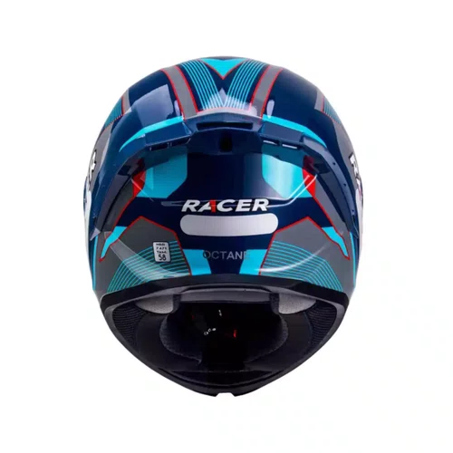 Spoiler Capacete Racer1 Rc1 Octane Azul 294