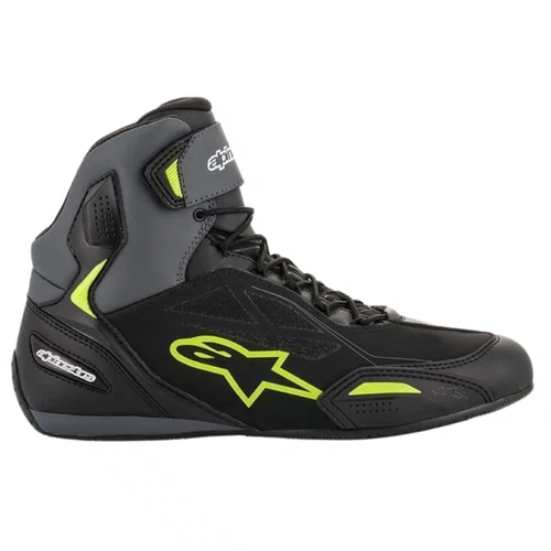Tênis Alpinestars Faster 3 Drystar Preto Cinza Amarelo Fluor