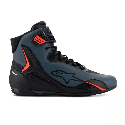 Tenis Alpinestars Faster 4 Cinza Claro Vermelho