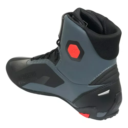 Tenis Alpinestars Faster 4 Cinza Claro Vermelho