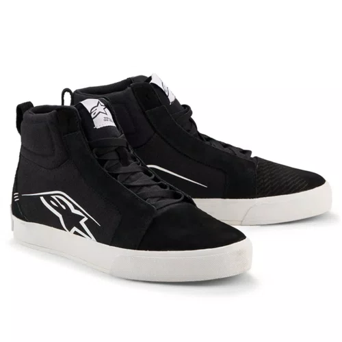 Tênis Pilotagem Alpinestars Ride 63 Canvas Preto Branco