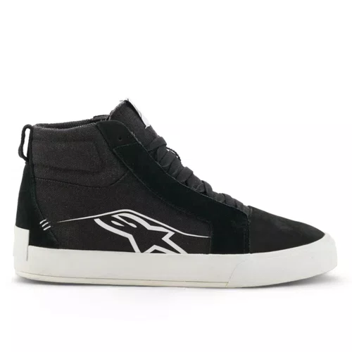 Tênis Pilotagem Alpinestars Ride 63 Canvas Preto Branco