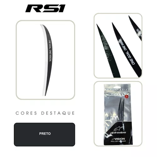Tira Vedação Oculos Motocross Alpinestars Vision 8-5-3